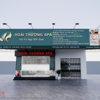 Ý tưởng thiết kế spa Hoài Thương hiện đại, sang trọng